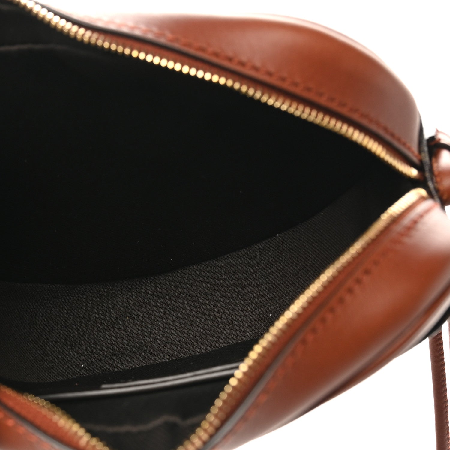 Saint Laurent Canvas Smooth Calfskin Le Monogramme Coeur Crossbody Chestnut 5 of 10