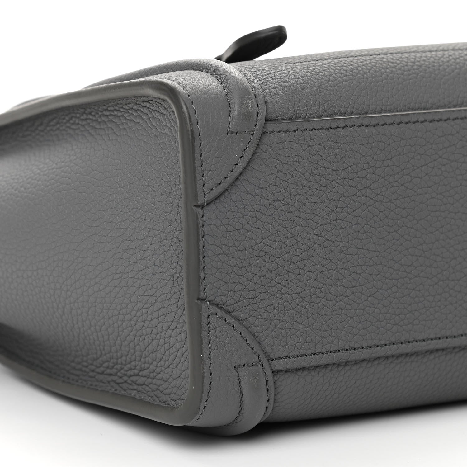 Celine Baby Drummed Calfskin Nano Luggage Kohl 10 of 11