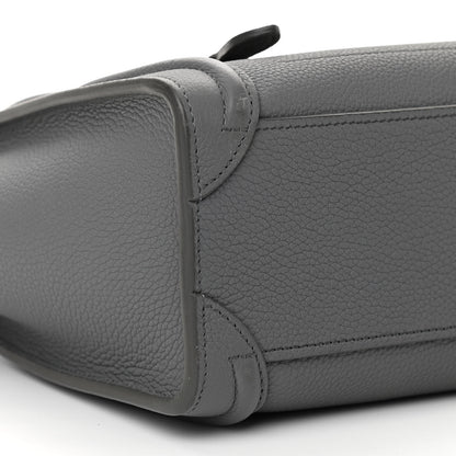Celine Baby Drummed Calfskin Nano Luggage Kohl 10 of 11