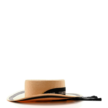 Gucci Raffia L'amour Du Soir Sun Hat S Ivory Black 5 of 10