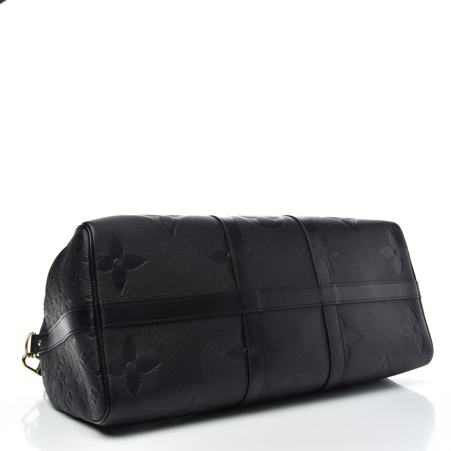 Louis Vuitton Empreinte Monogram Giant Keepall Bandouliere 45 Black 3 of 9