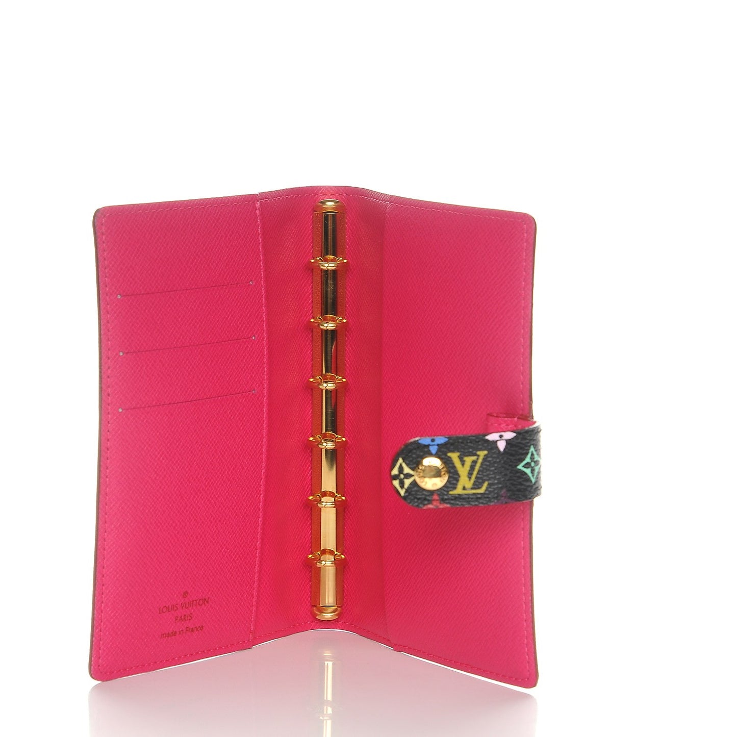 Monogram Multicolor Small Ring Agenda Cover Black Grenade