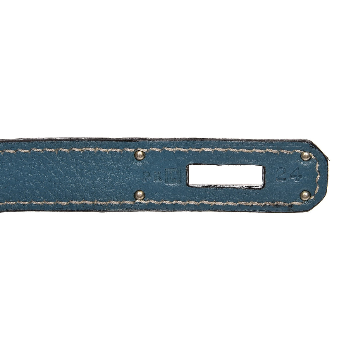 Hermes Taurillon Clemence Birkin 30 Blue Jean 20 of 35