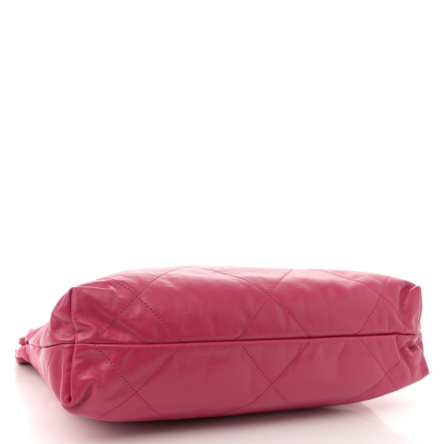 Chanel Shiny Calfskin Quilted Small Chanel 22 Fuchsia 5 of 12