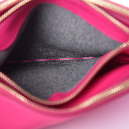 Celine Lambskin Small Trio Crossbody Bag Fluo Fuchsia 6 of 10