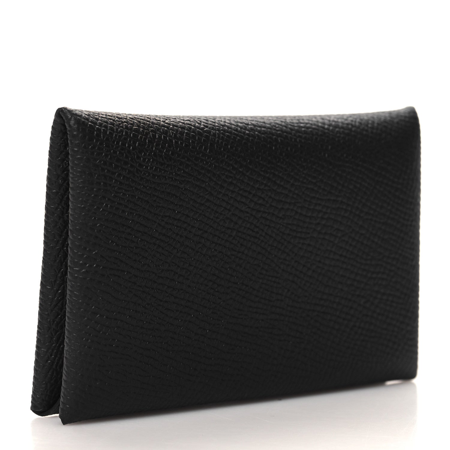 Hermes Epsom Calvi Card Case Black 3 of 10