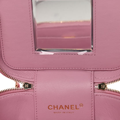 Chanel Caviar Quilted Small CC Vanity Case Light Pink 12 of 12
