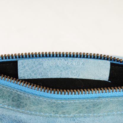 Balenciaga Agneau Classic Hardware M Porte-Monnaie Coin Purse Sky Blue 7 of 7