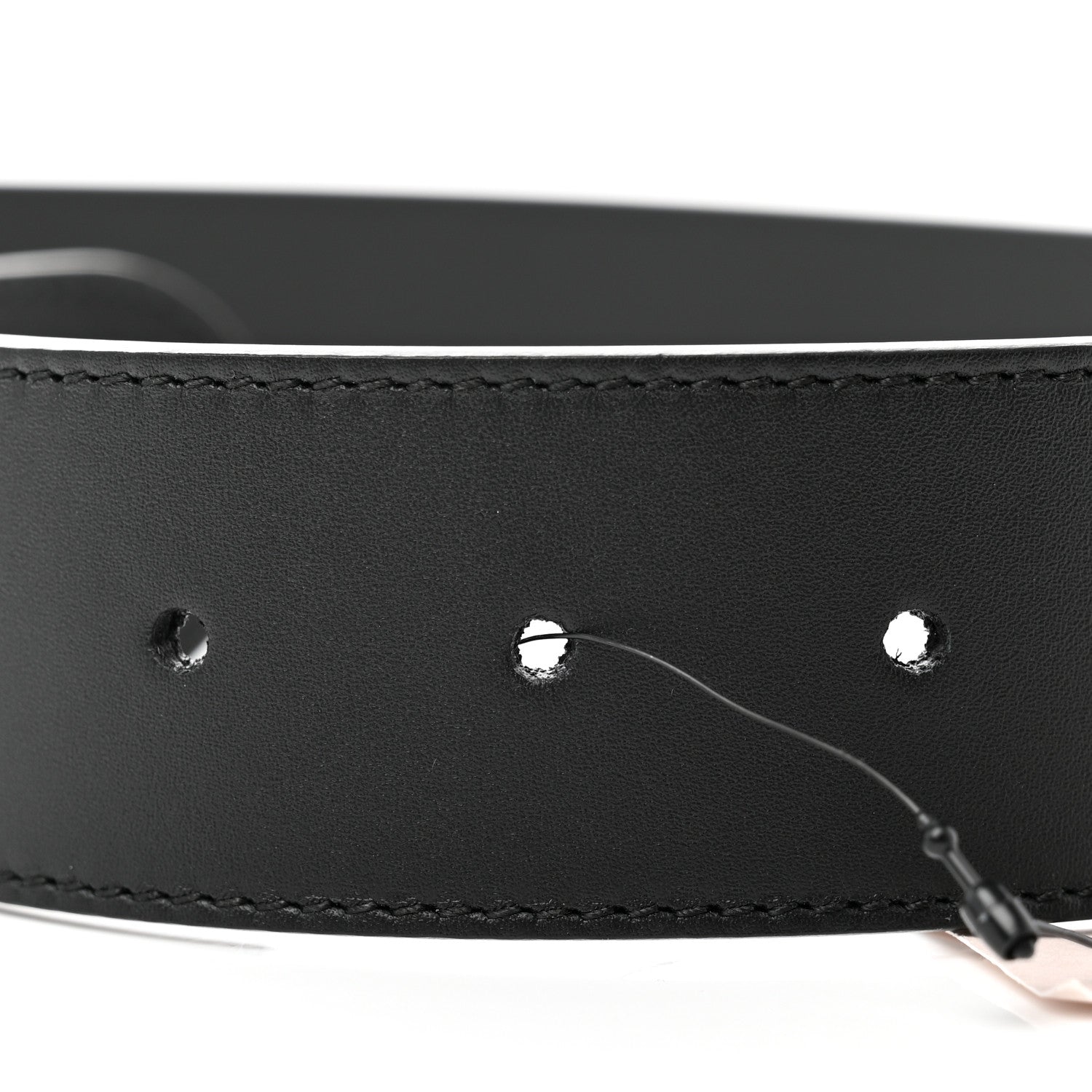 Gucci Moon Calfskin Scales Double G 40mm Belt 95 38 Black 4 of 5