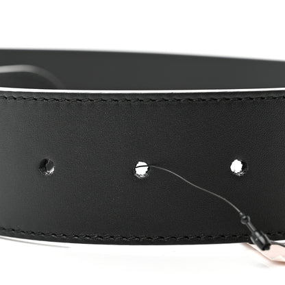 Gucci Moon Calfskin Scales Double G 40mm Belt 95 38 Black 4 of 5