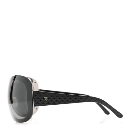 Chanel Quilted CC Sunglasses 4165 Black 3 of 9