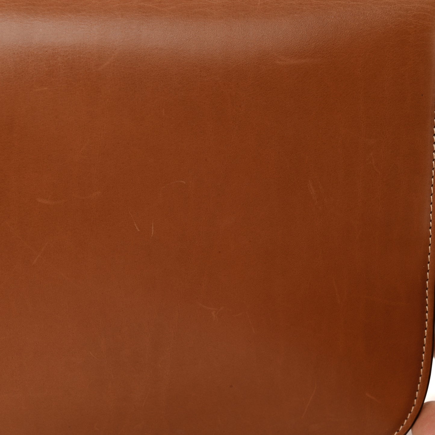 Smooth Calfskin Medium Classic Box Flap Bag Camel