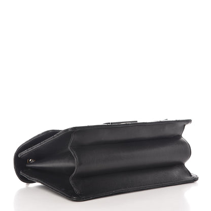Chanel Sheepskin Quilted Large Beauty Lock Flap Black 4 of 17