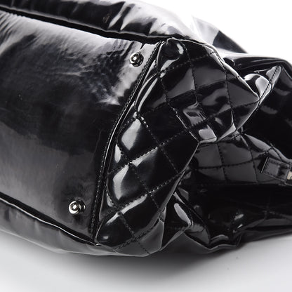 Chanel Vinyl Large Lipstick Tote Black 9 of 13