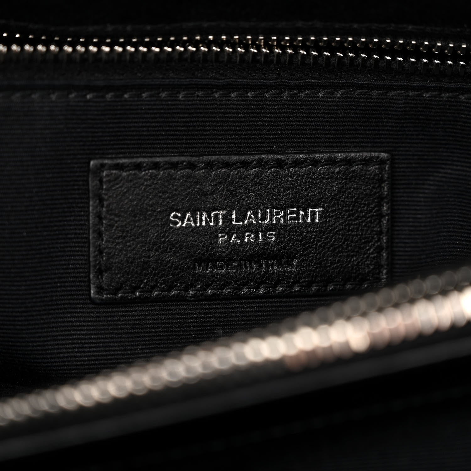 Saint Laurent Calfskin Y Quilted Monogram Medium Loulou Chain Satchel Black 6 of 12