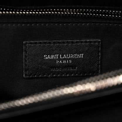 Saint Laurent Calfskin Y Quilted Monogram Medium Loulou Chain Satchel Black 6 of 12