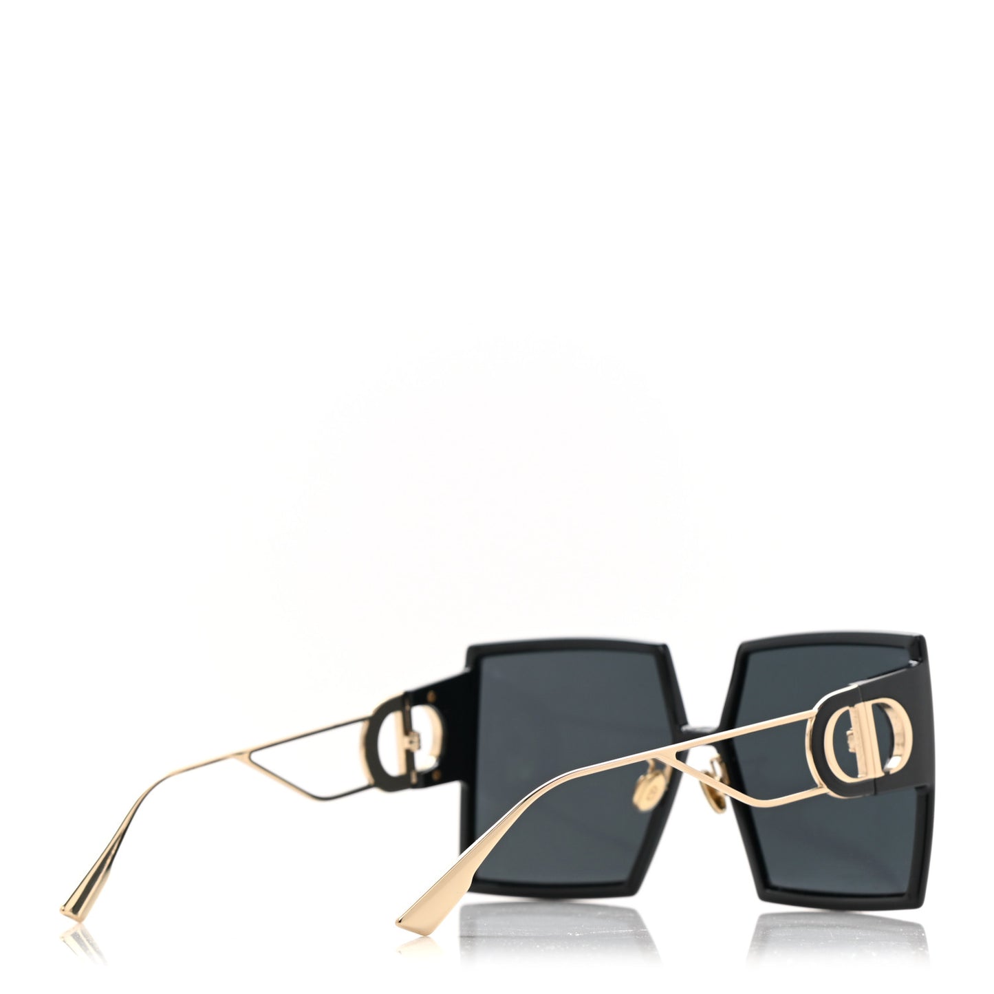 Square 30 Montaigne Sunglasses Black