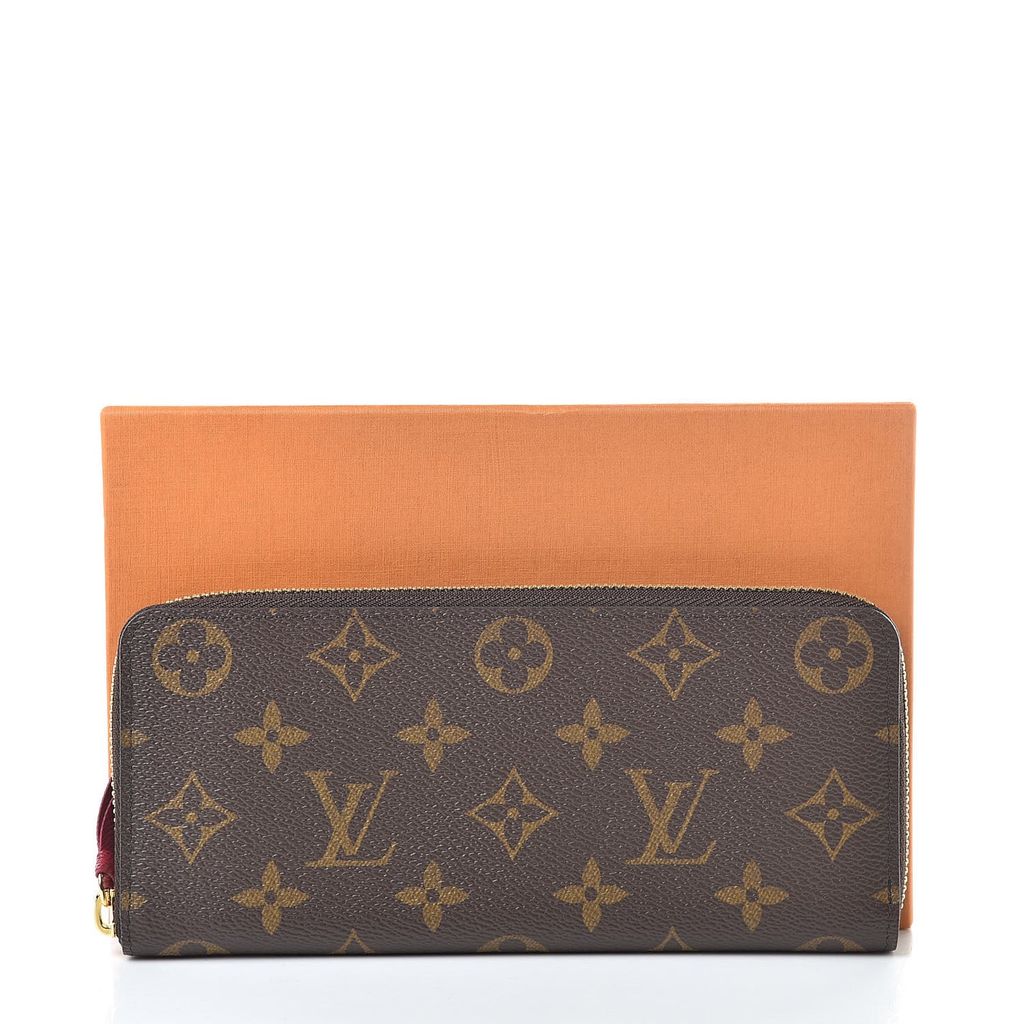 Monogram Clemence Wallet Fuchsia