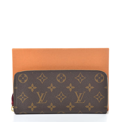 Louis Vuitton Monogram Clemence Wallet Fuchsia 8 of 8