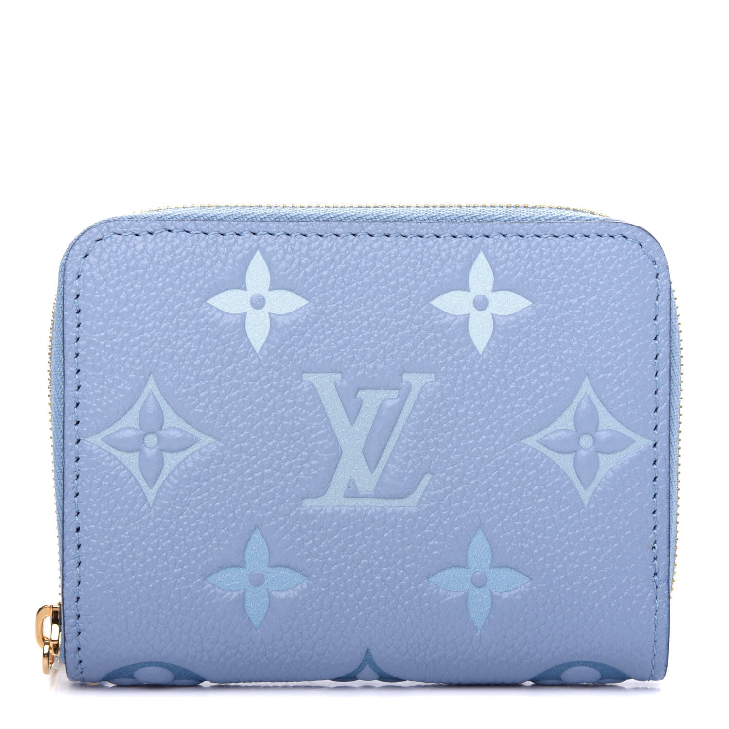 Louis Vuitton Empreinte Monogram Giant By The Pool Zippy Coin Purse Summer Blue 1 of 7