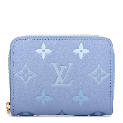 Louis Vuitton Empreinte Monogram Giant By The Pool Zippy Coin Purse Summer Blue 1 of 7