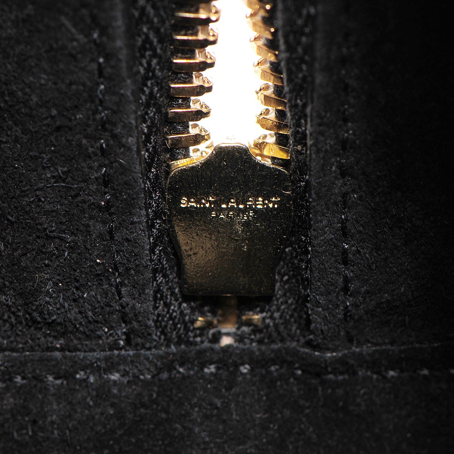 Saint Laurent Smooth Calfskin Medium Monogram Cabas Black 10 of 10