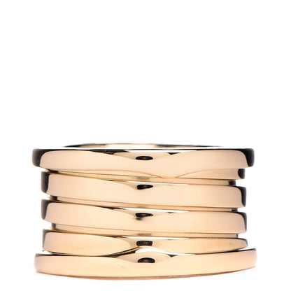 Bulgari 18K Yellow Gold B.Zero1 Four-Band Ring 50 5.25 1 of 6