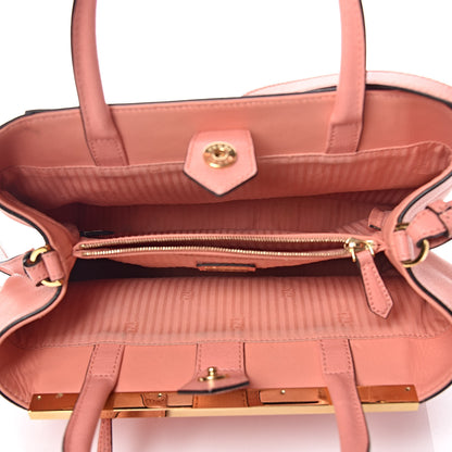 Fendi Vitello Elite Petite 2Jours Tote Pesca 7 of 15