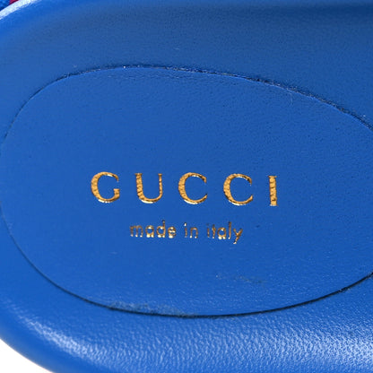 Gucci GG Supreme Joy Monogram Angelina Platform Slide Sandals 36.5 Fuxia Blue 8 of 8