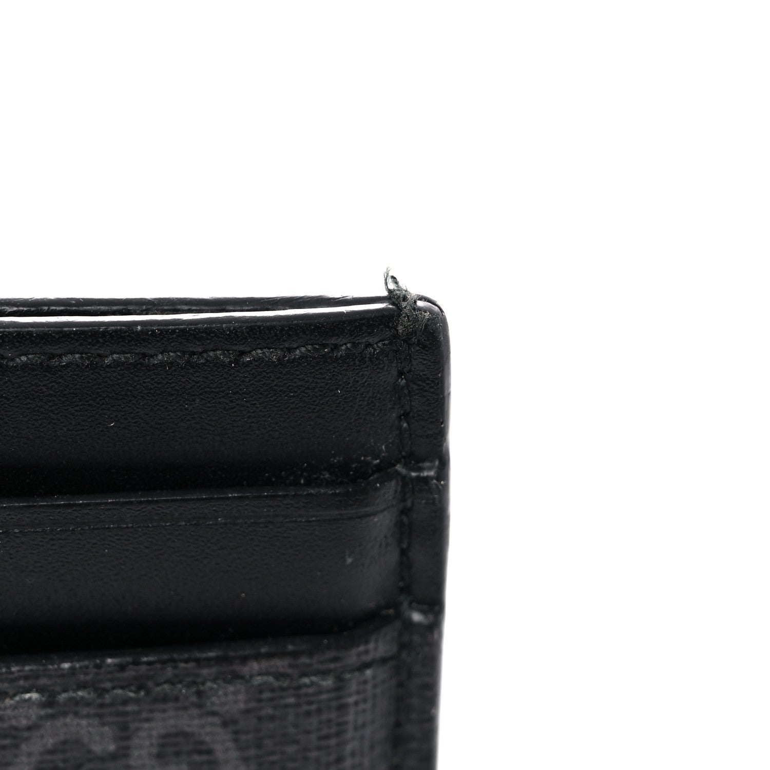 Gucci GG Supreme Monogram Wolf Print Card Holder Black Grey 12 of 13