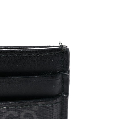 Gucci GG Supreme Monogram Wolf Print Card Holder Black Grey 12 of 13