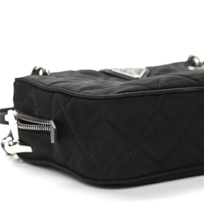 Prada Nylon Tessuto Impuntu Quilted Crossbody Bag Black 8 of 9