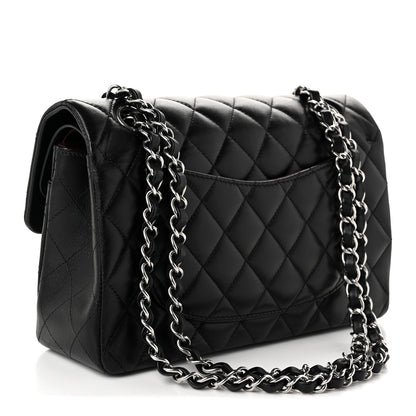 Chanel Lambskin Quilted Small Double Flap Black 3 of 10