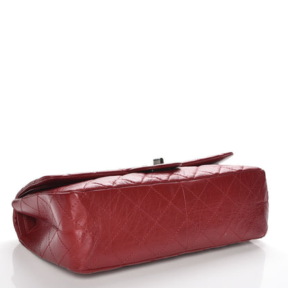 Chanel Aged Calfskin Quilted 2.55 Reissue 227 Flap Red 4 of 8