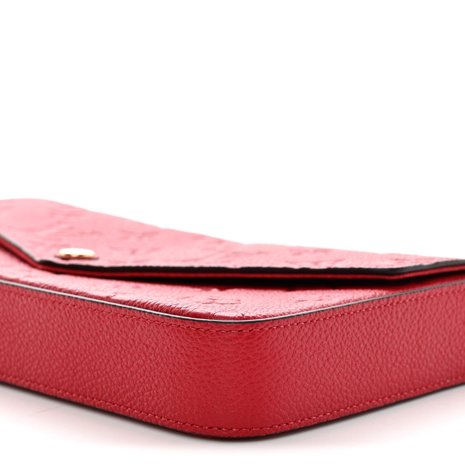 Louis Vuitton Empreinte Pochette Felicie Chain Wallet Scarlet 10 of 13
