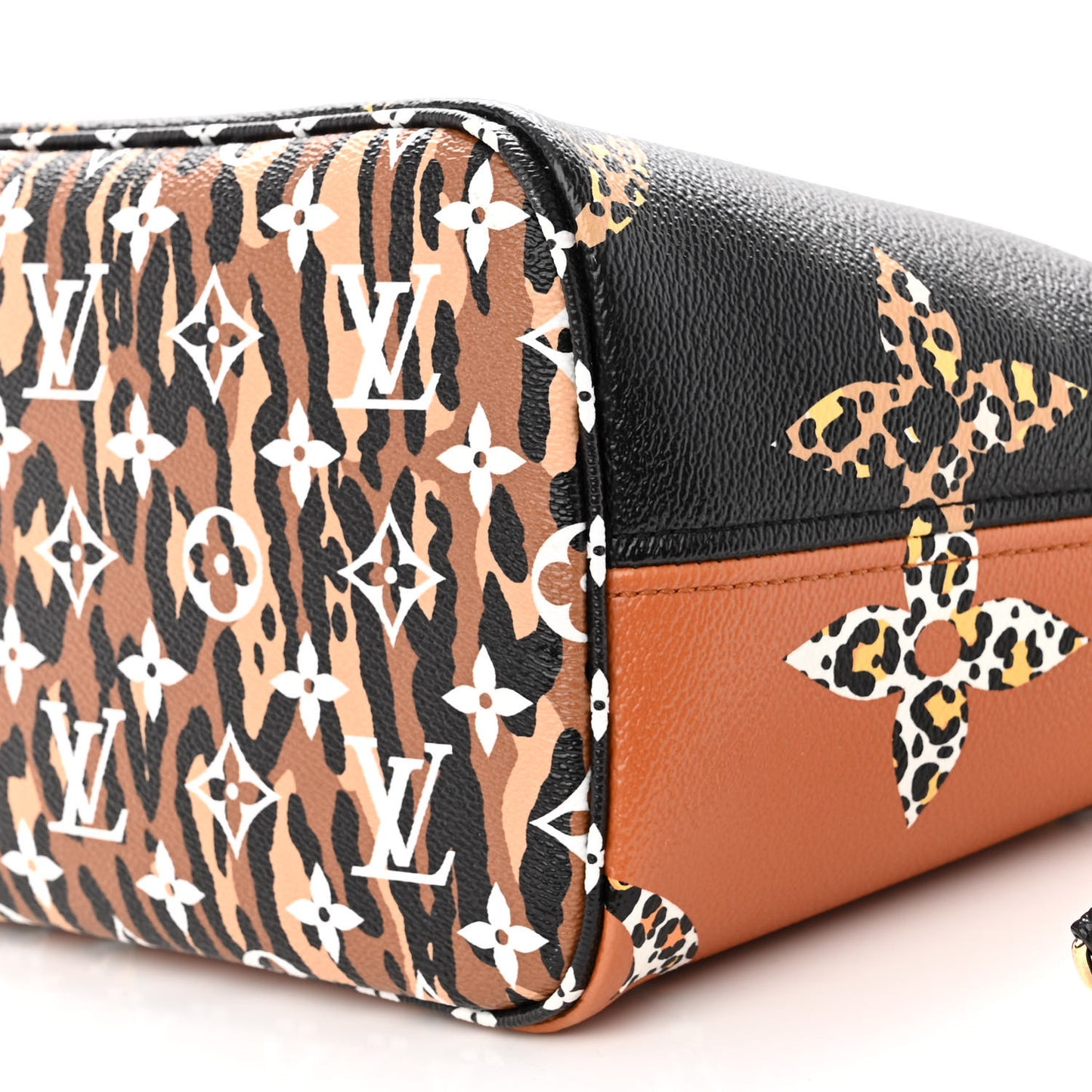 Monogram Giant Jungle Neverfull MM Black