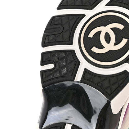 Chanel Wool Suede Calfskin CC Sneakers 40.5 Multicolor 9 of 9