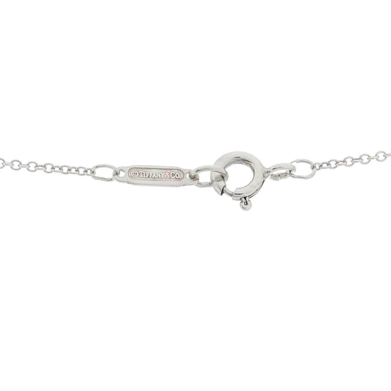 Tiffany Sterling Silver Return to Tiffany Heart Lock Pendant Necklace 5 of 6