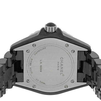 Chanel Stainless Steel Ceramic 38mm J12 Automatic Watch Black 4 of 4