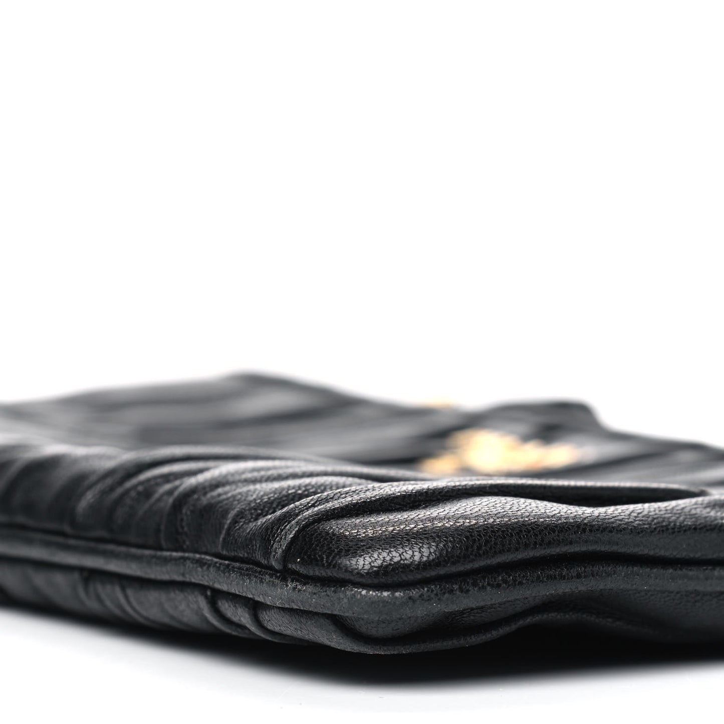 Nappa Gaufre Pouch Black