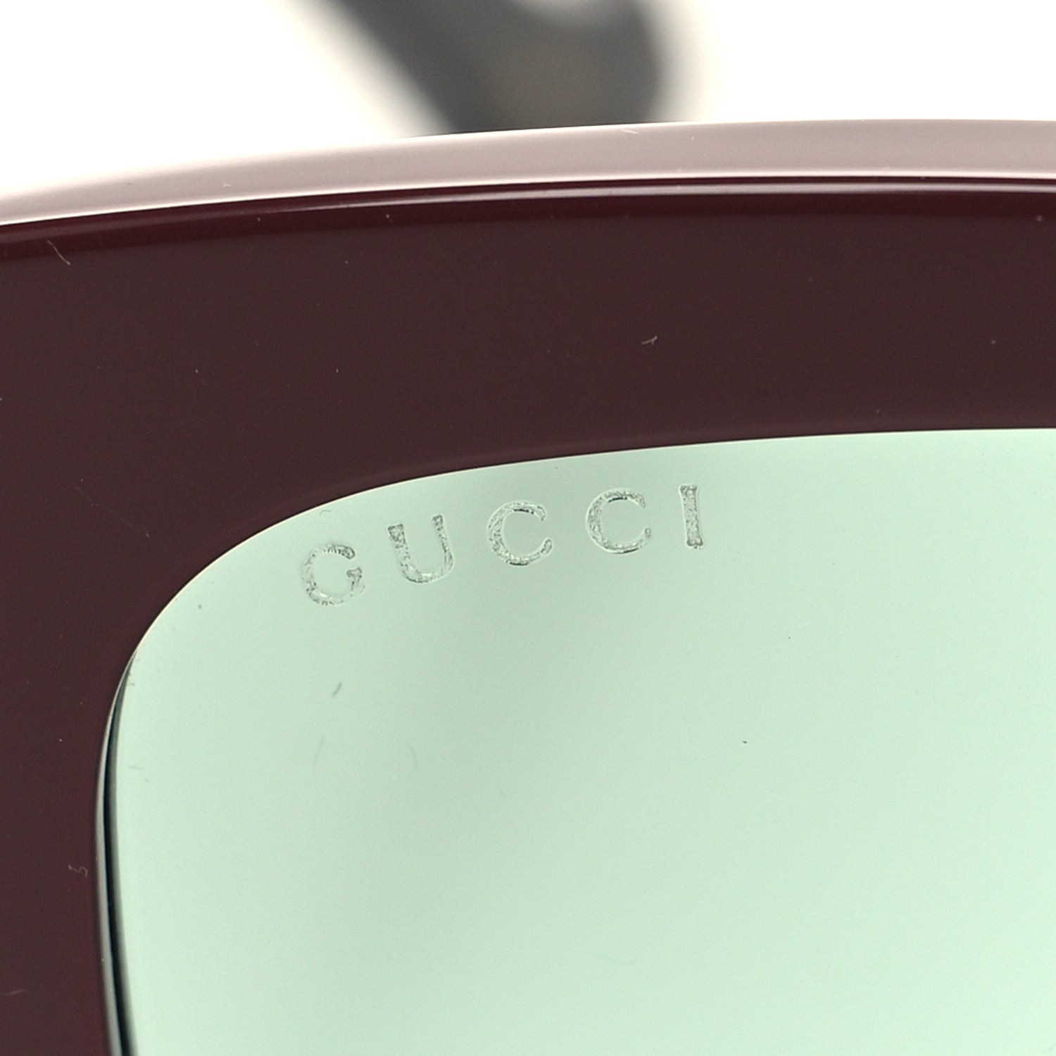 Gucci Rectangle 52mm Frame Sunglasses GG0998S Burgundy 7 of 8
