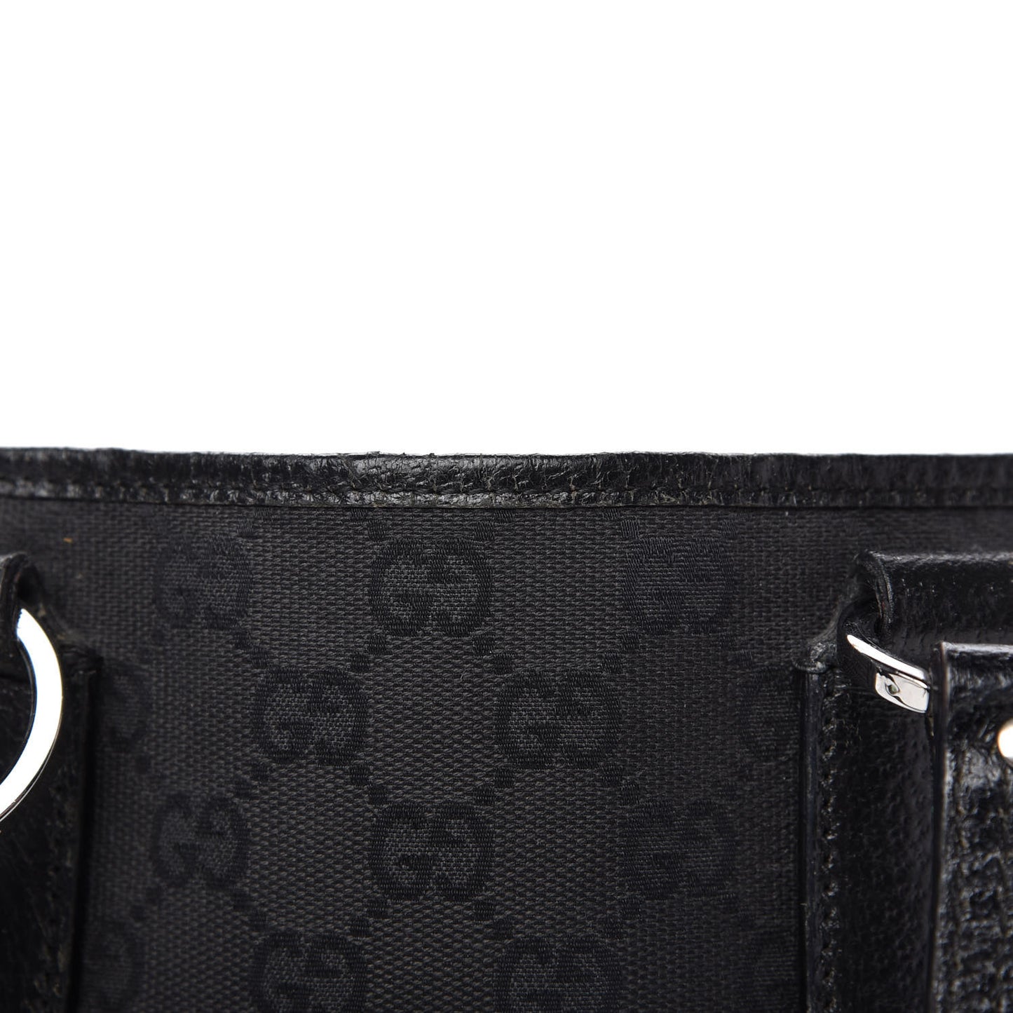 Monogram Medium Tote Black