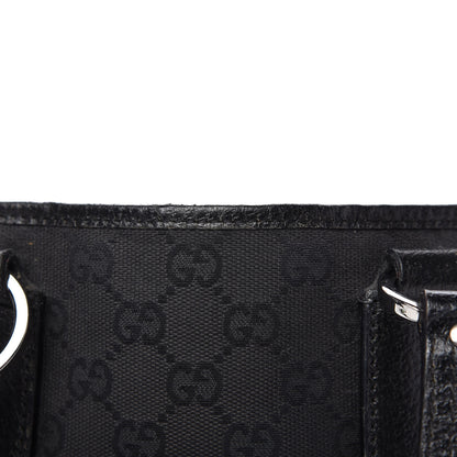 Gucci Monogram Medium Tote Black 13 of 15