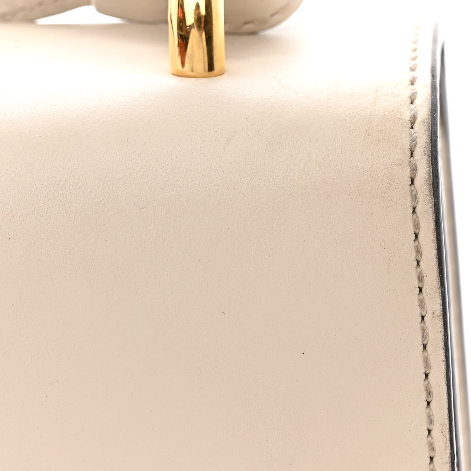 Gucci Calfskin Small Sylvie Shoulder Bag Off White 16 of 18