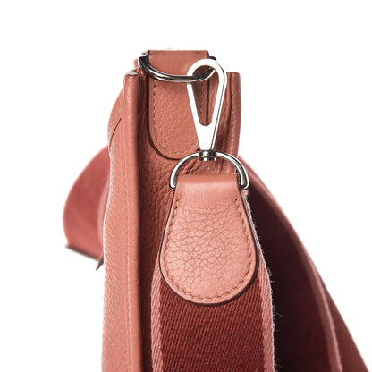Hermes Taurillon Clemence Amazone Evelyne III PM Crevette 19 of 20
