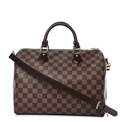 Louis Vuitton Damier Ebene Speedy Bandouliere 30 1 of 12