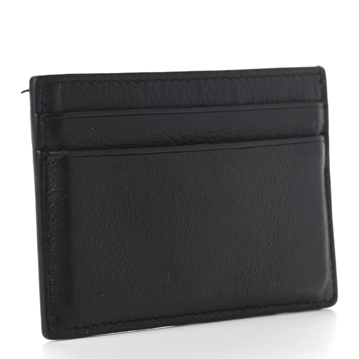 Balenciaga Smooth Calfskin Everyday Multi Card Case Black Fluo Yellow 3 of 8
