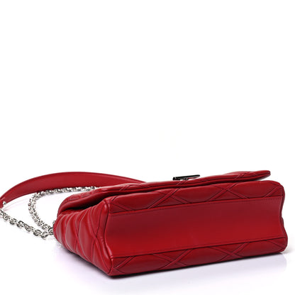 Louis Vuitton Lambskin Malletage GO-14 MM Rouge 3 of 4
