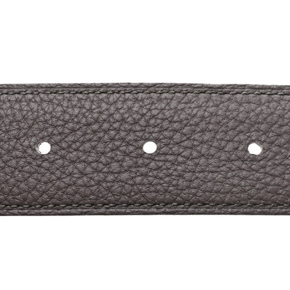 Hermes Box Togo 32mm Chaine D'Ancre Belt 85 34 Black Etain 4 of 6