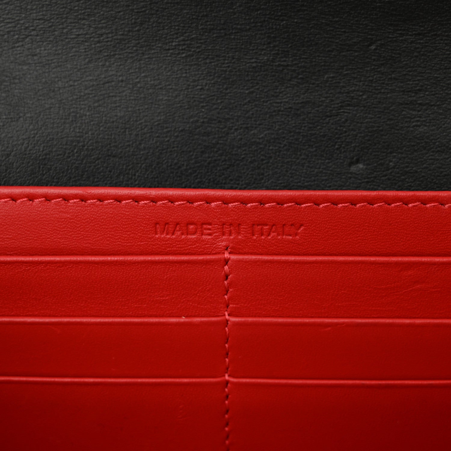 Christian Louboutin Calfskin Boudoir Chain Wallet Black 6 of 13